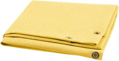 Steiner - 4' High x 3' Wide x 0.05" Thick Acrylic Coated Fiberglass Welding Blanket - Gold, Grommet - Caliber Tooling