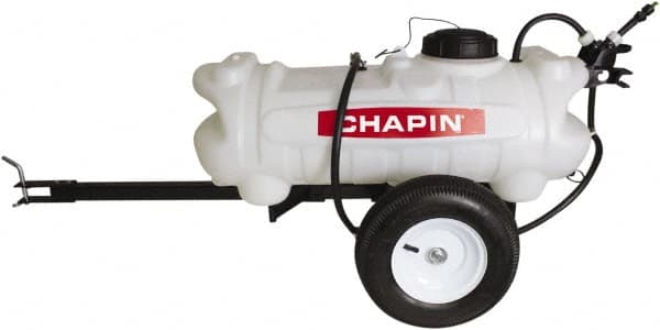 Chapin - 15 Gal Tow Behind Sprayer - Polyethylene Tank, 15' Reinforced Hose with Brass Wand - Caliber Tooling