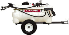 Chapin - 25 Gal Tow Behind Sprayer - Polyethylene Tank, 15' Reinforced Hose with Brass Wand - Caliber Tooling