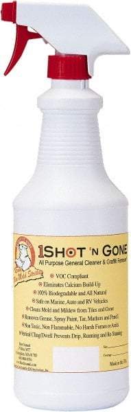 Bare Ground Solutions - 28oz 1 Shot Mold Inhibitor in a Trigger Sprayer - Moisture activated mold/mildew, algae, fungus prevention coating  It has zero VOC's and uses a low concentration of EPA registered chemicals. - Caliber Tooling