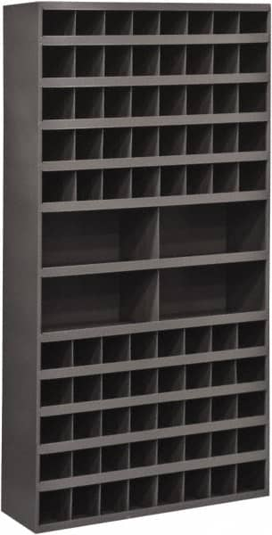 Durham - 84 Bin, Small Parts Storage Bin - 12" Deep x 35" Wide x 65" High - Caliber Tooling