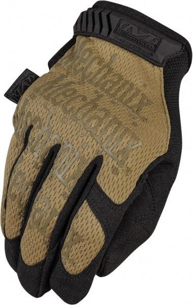 Mechanix Wear - Size 2XL (12) General Protection Work Gloves - For General Purpose, Uncoated, Hook & Loop Cuff, Full Fingered, Coyote, Paired - Caliber Tooling