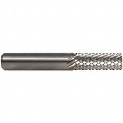 M.A. Ford - 1/4" Diam, 3/4" LOC, Plain End, Solid Carbide Diamond Pattern Router Bit - 2" OAL, 1/4" Shank Diam - Caliber Tooling