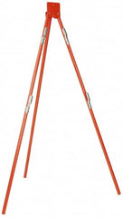 PRO-SAFE - 4' High, Tripod Traffic Sign Stand - Steel, Compatible with 48" High x 48" Wide Signs, Silver - Caliber Tooling