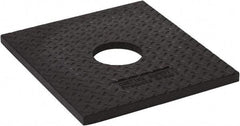 PRO-SAFE - 14" Wide x 3" High Rubber Delineator Base - 10 Lb, Black - Caliber Tooling