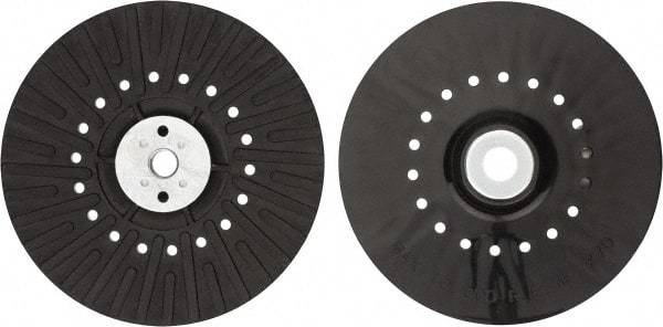 Tru-Maxx - 7" Diam Locking Nut Disc Backing Pad - Hard Density, 8,600 RPM - Caliber Tooling