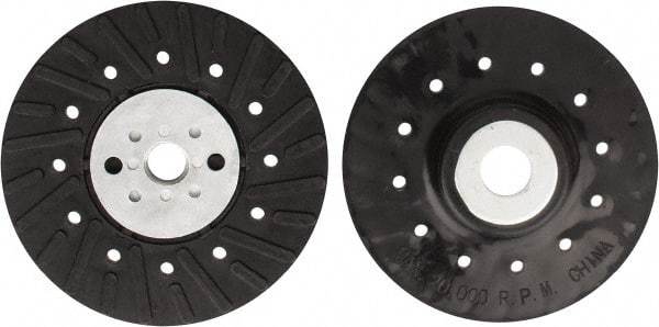 Tru-Maxx - 4-1/2" Diam Locking Nut Disc Backing Pad - Hard Density, 13,000 RPM - Caliber Tooling