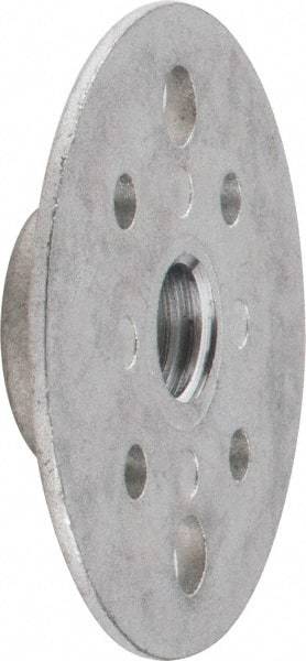 Tru-Maxx - 1-1/2" Max Diam, Abrasive Disc Retainer Nut - 1/2-13 Female, 1-1/2" Long - Caliber Tooling