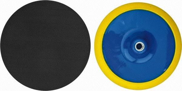 Tru-Maxx - 8" Diam Hook & Loop Disc Backing Pad - Medium Density, 6,800 RPM - Caliber Tooling