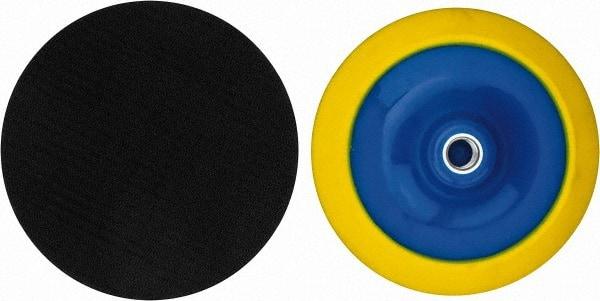 Tru-Maxx - 6" Diam Hook & Loop Disc Backing Pad - Medium Density, 7,500 RPM - Caliber Tooling