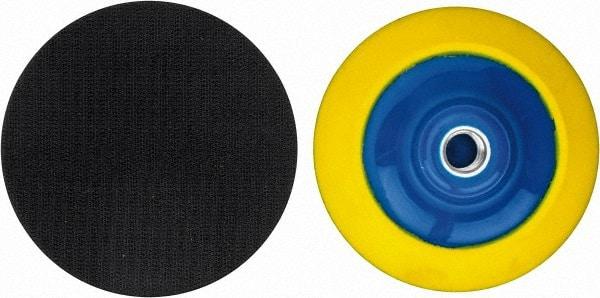 Tru-Maxx - 4-1/2" Diam Hook & Loop Disc Backing Pad - Medium Density, 8,200 RPM - Caliber Tooling