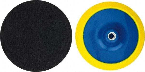 Tru-Maxx - 7" Diam Hook & Loop Disc Backing Pad - Hard Density, 7,200 RPM - Caliber Tooling