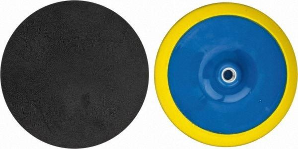 Tru-Maxx - 8" Diam Adhesive/PSA Disc Backing Pad - Hard Density, 6,800 RPM - Caliber Tooling