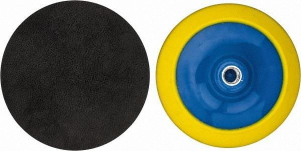 Tru-Maxx - 6" Diam Adhesive/PSA Disc Backing Pad - Hard Density, 7,500 RPM - Caliber Tooling