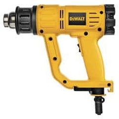 DeWALT - 120 to 1,100°F Heat Setting, 16 CFM Air Flow, Heat Gun - 120 Volts, 13 Amps, 1,550 Watts, 10' Cord Length - Caliber Tooling