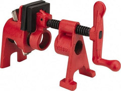 Bessey - 3/4" Pipe, 1-11/16" Throat Depth, 1-11/16" Clamp Face, H Style Pipe Clamp - Caliber Tooling