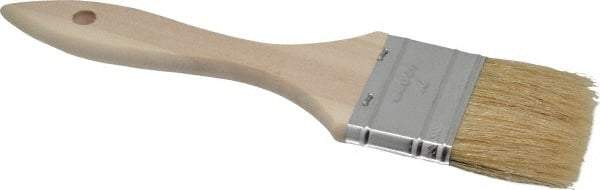 Premier Paint Roller - 2" Flat Hog Chip Brush - 1-3/4" Bristle Length, 5" Wood Dowel Handle - Caliber Tooling