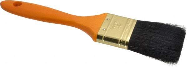 Premier Paint Roller - 2" Flat Hog Varnish Brush - 2-1/2" Bristle Length, 7" Wood Handle - Caliber Tooling