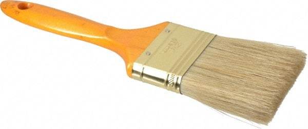 Premier Paint Roller - 2-1/2" Flat Hog Varnish Brush - 2-3/4" Bristle Length, 7" Wood Handle - Caliber Tooling