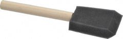 Premier Paint Roller - 2" Foam Foam Paint Brush - 2-1/2" Bristle Length, 4" Wood Handle - Caliber Tooling