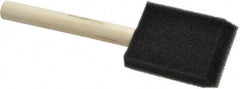 Premier Paint Roller - 2" Foam Foam Paint Brush - 2-1/2" Bristle Length, 4" Wood Handle - Caliber Tooling