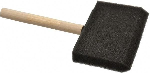 Premier Paint Roller - 4" Foam Foam Paint Brush - 2-1/2" Bristle Length, 4" Wood Handle - Caliber Tooling