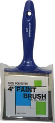 Premier Paint Roller - 4" Synthetic Wall Brush - 2-3/4" Bristle Length, 6-3/4" Plastic Handle - Caliber Tooling