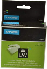 Dymo - 2" Long, White Return Address Label - For Dymo & CoStar Printers - Caliber Tooling