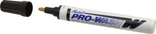 Markal - Black Oil-Based Paint Marker - Fine Tip, Alcohol Base Ink - Caliber Tooling