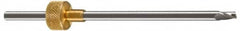 Onsrud - 3/16" Cutting Diam x 3/8" Length of Cut, 1 Flute, Upcut Spiral Router Bit - Uncoated, Right Hand Cut, Solid Carbide, 6-1/2" OAL x 1/4" Shank Diam, Single Edge - Caliber Tooling