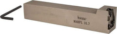 Iscar - MAHP, External, Left Hand, Indexable Grooving Tool Holder - 1-1/4" Shank Height, 1-1/4" Shank Width, 7" OAL - Caliber Tooling