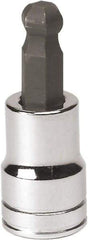 GearWrench - 3/8" Drive, 1/8" Hex Bit Socket - 1-43/64" OAL, 63/64" Bit Length, Ball End - Caliber Tooling