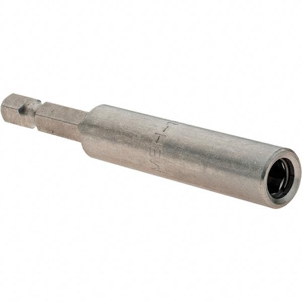 VEGA Industries - 1/4" Magnetic Bit Holder with C-Ring - 1/4" Hex Drive, 3" OAL - Caliber Tooling