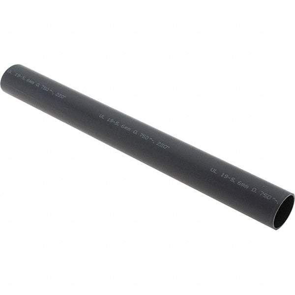 Value Collection - 8" Long Heat Shrink Electrical Tubing - Black - Caliber Tooling