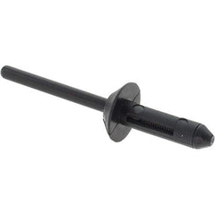 Value Collection - Nylon Multi Grip Blind Rivet - 1/16" to 11/64" Grip, 1/2" Head Diam, 1-7/8" Length Under Head, - Caliber Tooling