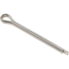 Value Collection - 3/16" Diam x 2" Long Extended Prong Cotter Pin - Grade 18-8, Uncoated, Stainless Steel - Caliber Tooling