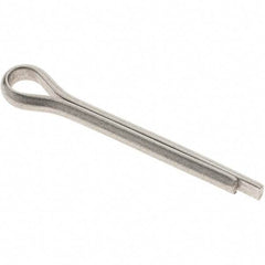 Value Collection - 3/16" Diam x 1-1/2" Long Extended Prong Cotter Pin - Grade 18-8, Uncoated, Stainless Steel - Caliber Tooling