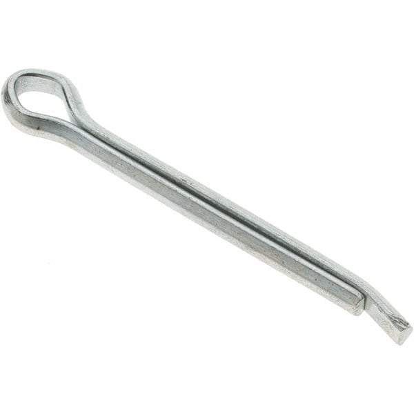 Value Collection - 5/32" Diam x 1-3/4" Long Hammerlock Cotter Pin - Grade 2, Zinc-Plated, Steel - Caliber Tooling