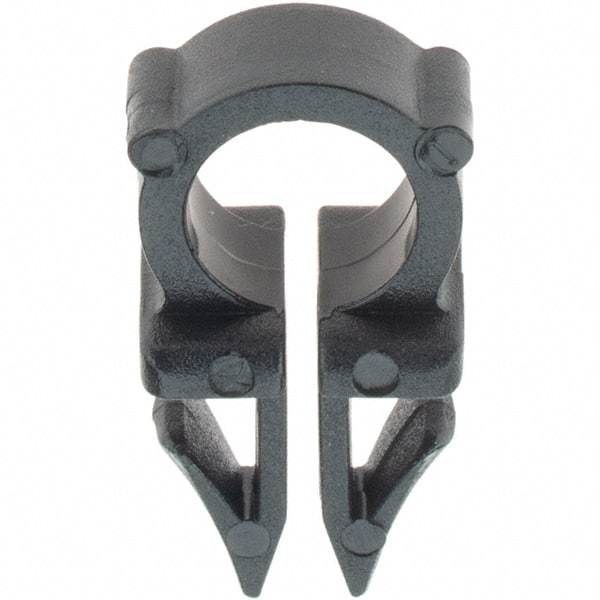 Value Collection - 1/4" Bundle Diam, Nylon Clamp - Black - Caliber Tooling