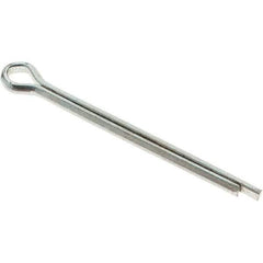 Value Collection - 5/32" Diam x 2" Long Extended Prong Cotter Pin - Grade 2, Zinc-Plated, Steel - Caliber Tooling