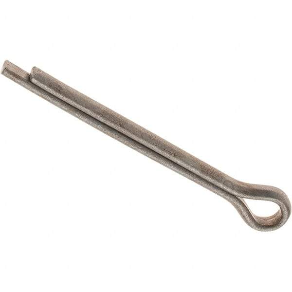 Value Collection - 5/32" Diam x 1-1/2" Long Extended Prong Cotter Pin - Grade 2, Zinc-Plated, Steel - Caliber Tooling