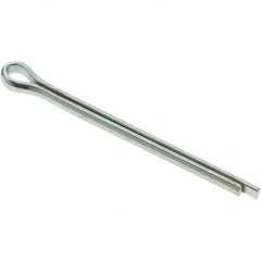 Value Collection - Extended Prong Cotter Pin - Grade 2, Zinc-Plated, Steel - Caliber Tooling