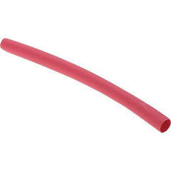 Value Collection - 6" Long Heat Shrink Electrical Tubing - Red - Caliber Tooling