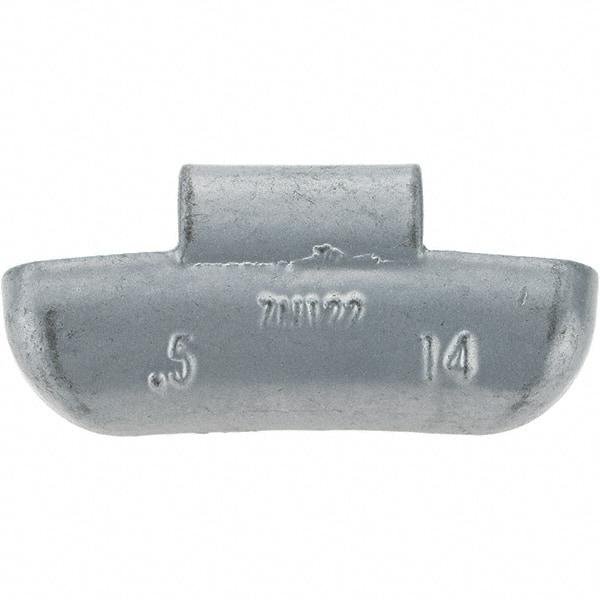 Value Collection - 0.5 oz LH Wheel Weight - Zinc, For Use with Automotive & Light Trucks - Caliber Tooling