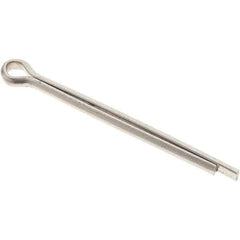 Value Collection - 5/32" Diam x 2" Long Extended Prong Cotter Pin - Grade 18-8, Uncoated, Stainless Steel - Caliber Tooling