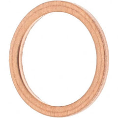 Value Collection - M12 Screw, Copper Standard Flat Washer - 14mm ID x 18mm OD, 1.5mm Thick - Caliber Tooling