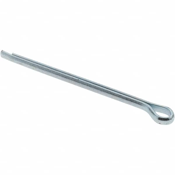 Value Collection - 7/64" Diam x 2" Long Hammerlock Cotter Pin - Grade 2, Zinc-Plated, Steel - Caliber Tooling