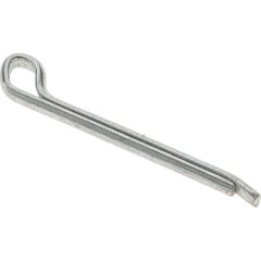 Value Collection - 7/64" Diam x 1-1/4" Long Hammerlock Cotter Pin - Grade 2, Zinc-Plated, Steel - Caliber Tooling