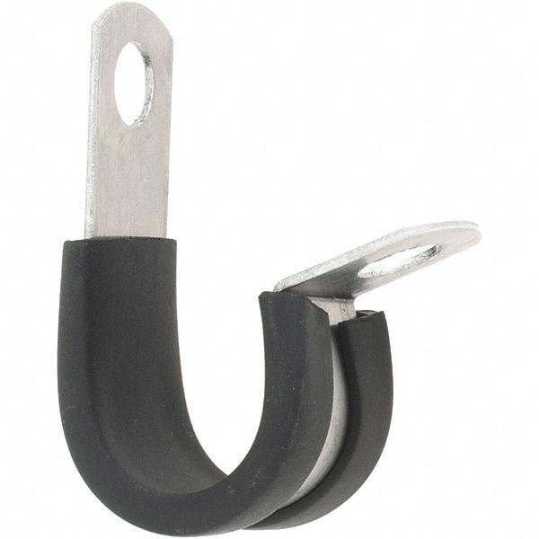 Made in USA - Pipe & Cable Clamps Type: Cushion Clamp Tube Diameter: 1/2 (Inch) - Caliber Tooling