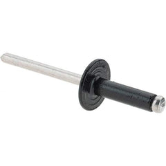 Made in USA - Aluminum Open End Blind Rivet - Aluminum Mandrel, 3/16" Head Diam, - Caliber Tooling